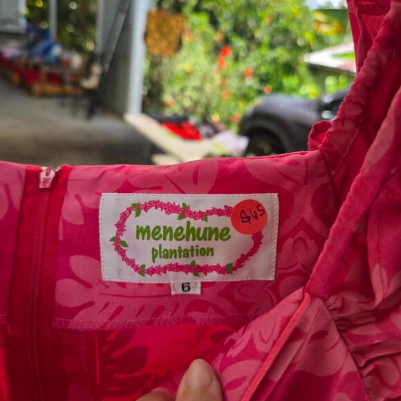 HOT PINK VINTAGE MU'UMU'U - Picture 2 of 6